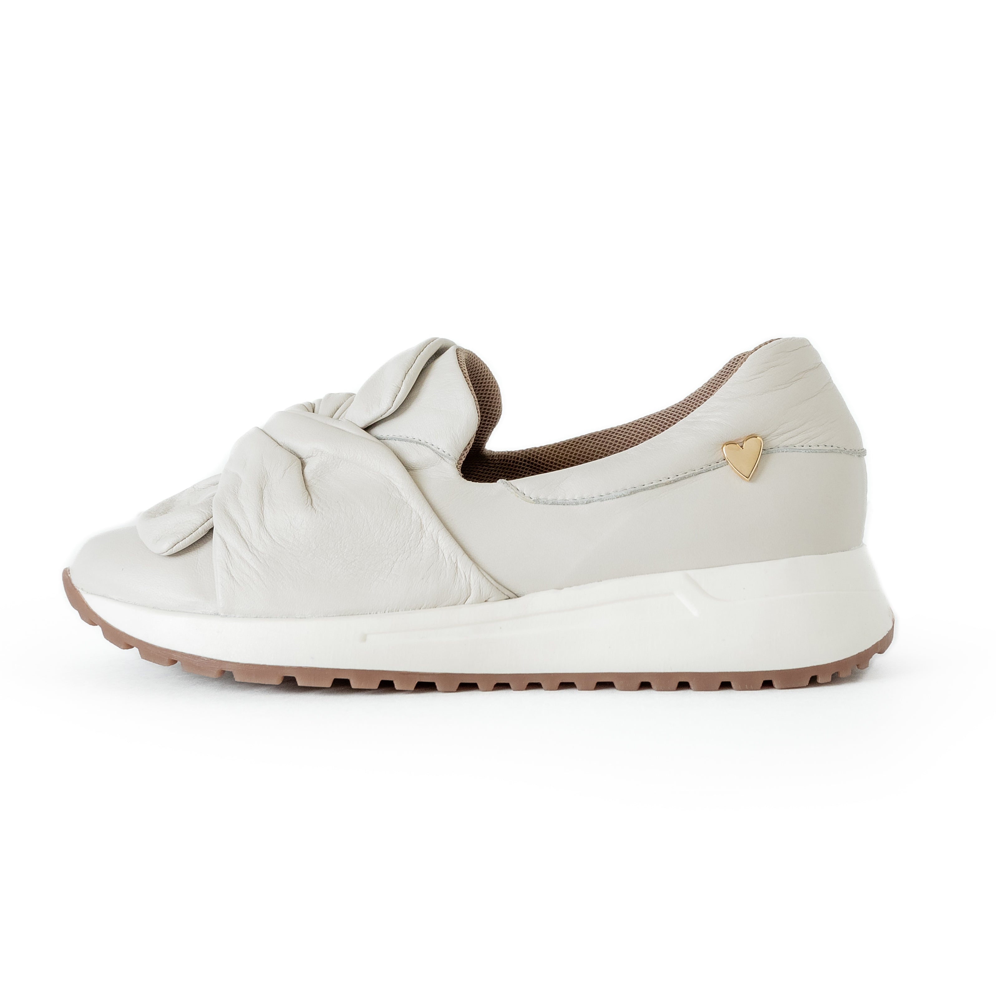 Alyssa Sneakers - Vanilla by Nataly Mendez, Genuine leather upper Genuine leather insole. Rubber platform lining American sizes Flexible rubber outsole Hand made