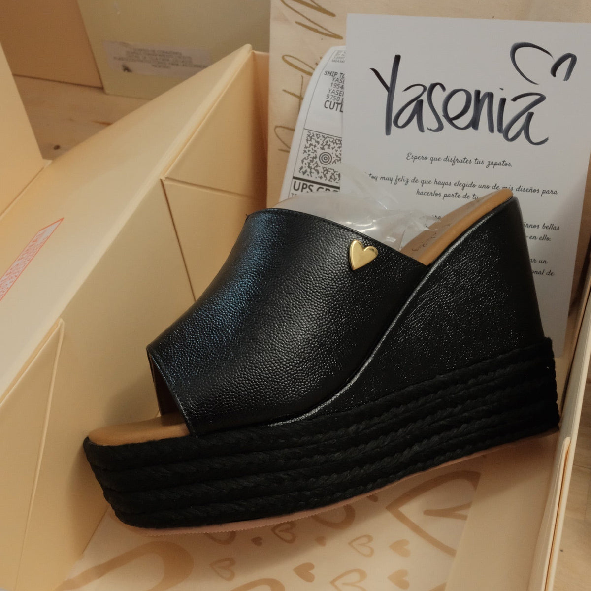 Katya Sandals Black - Leather [ No Return - No Exchange ]