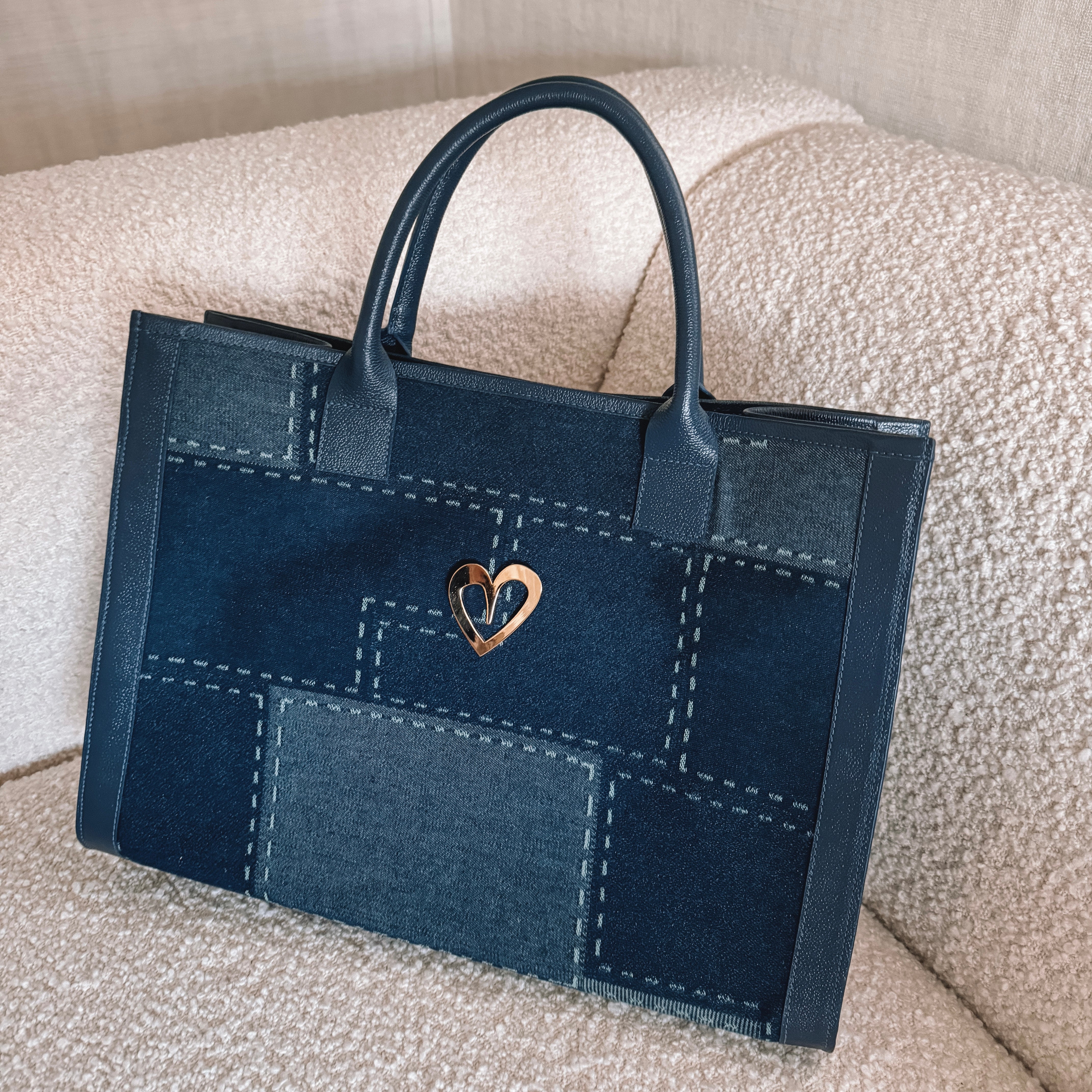 Sienna Tote Bag - Azul [ Grande ]