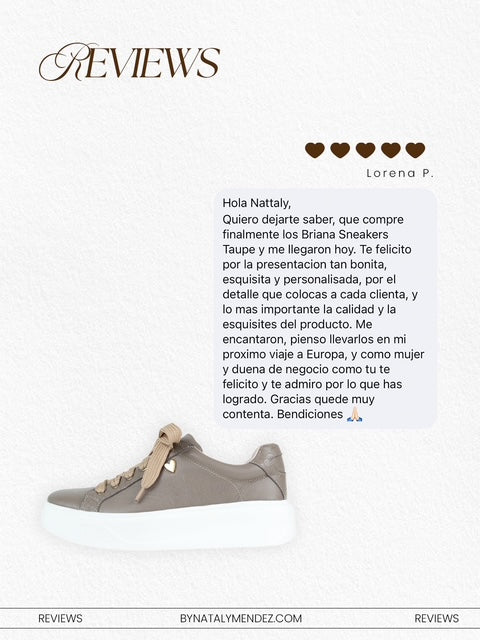 Briana Sneakers - Taupe [Deluxe]
