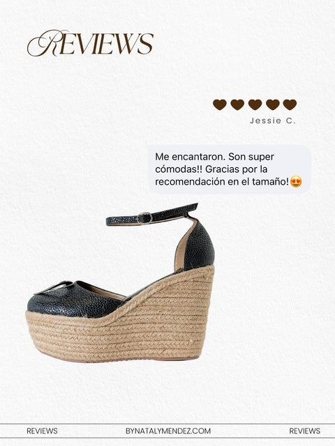 Espadrilles Love - Negro Duales