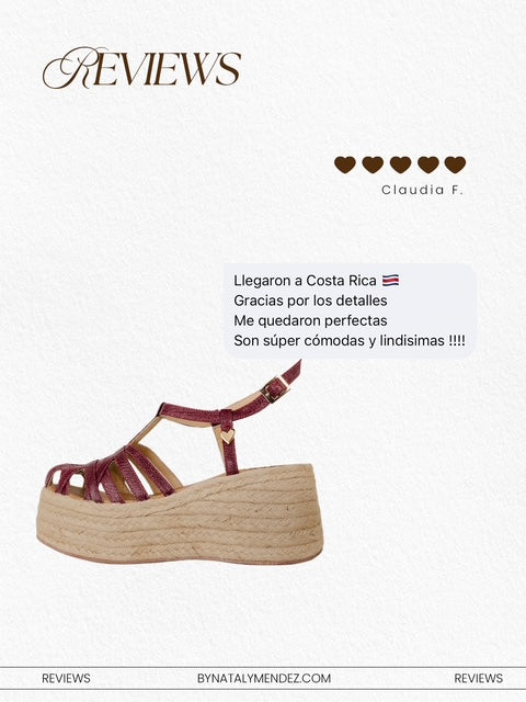 Espadrilles Yarah - Vino