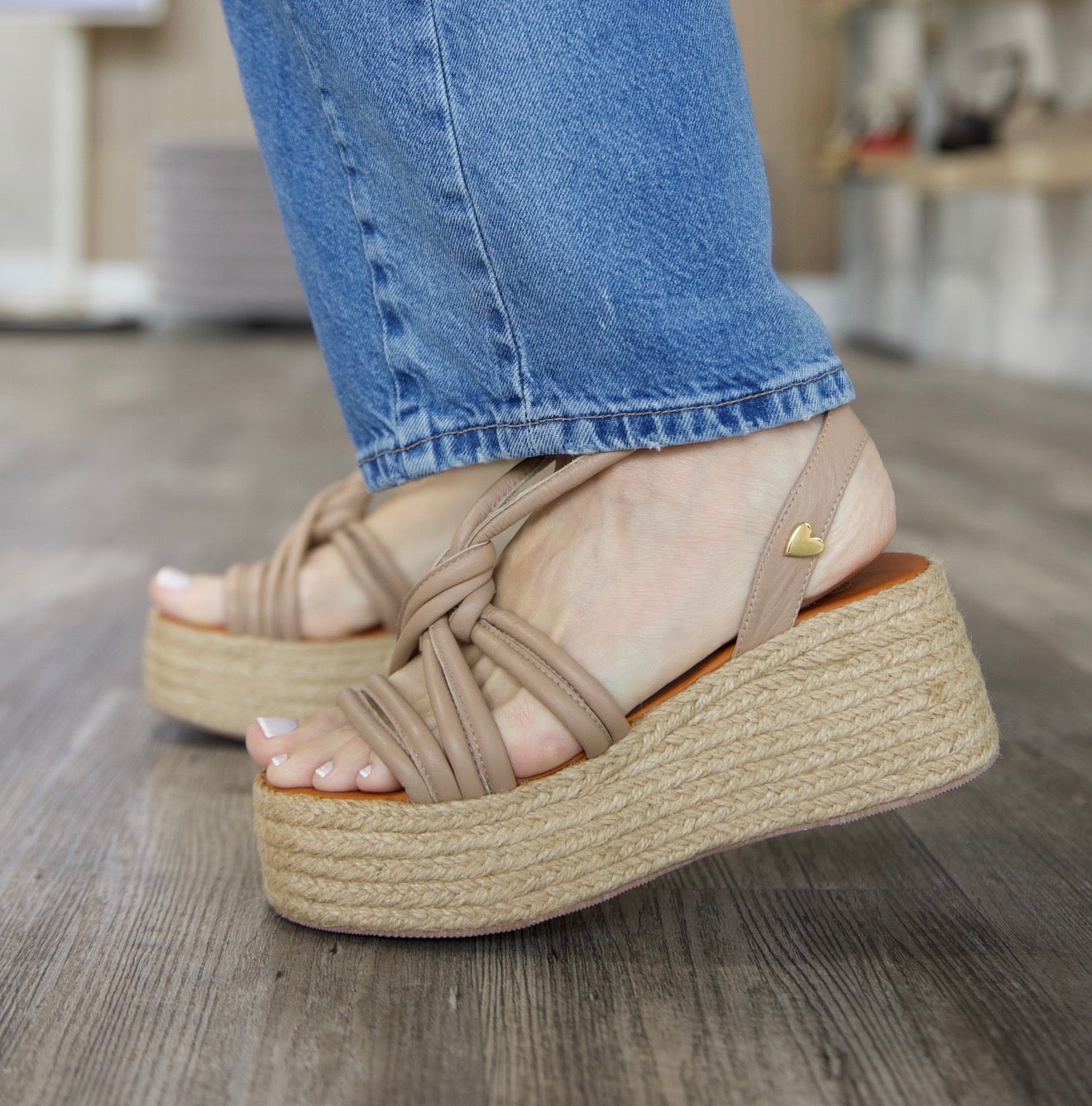 Vianka Espadrilles - Nude