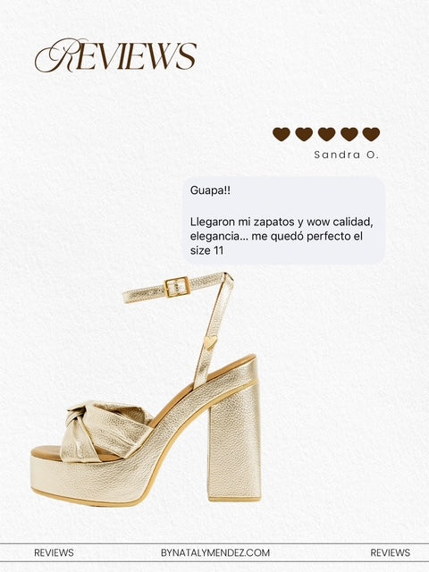 Simonette High Heels - Gold