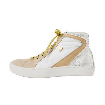 Joie Sneakers Corte Alto - Beige