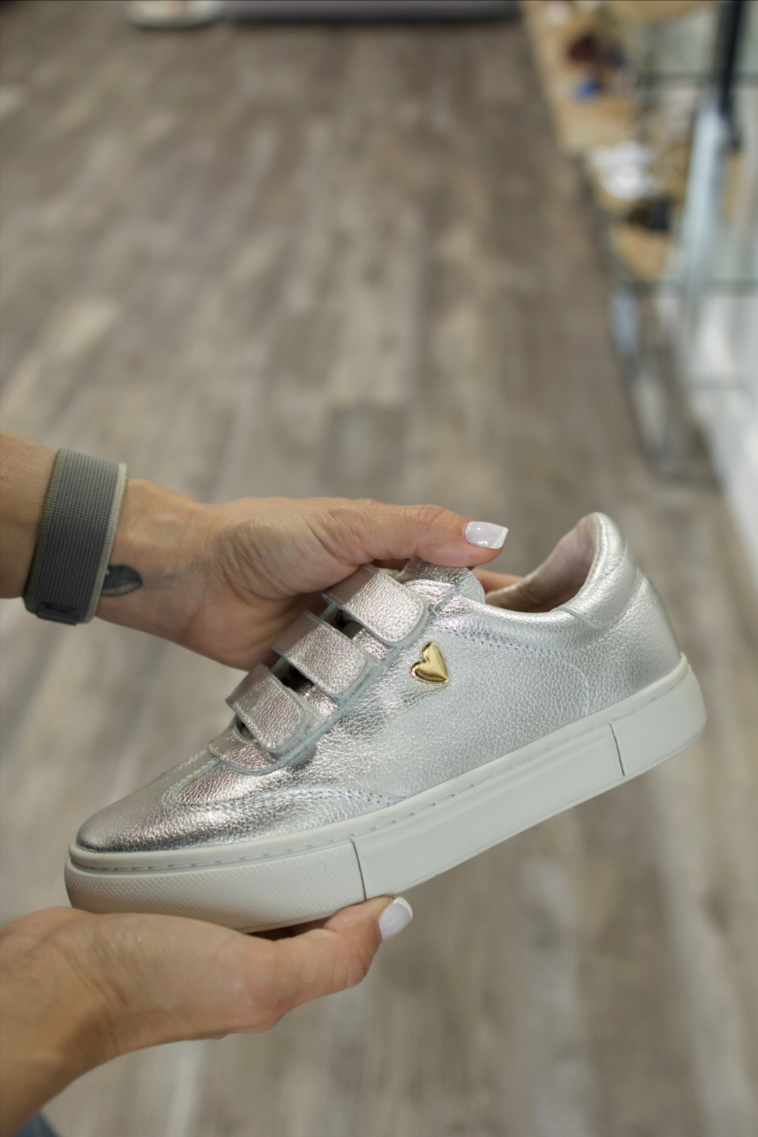 Halinka Sneakers - Plateado
