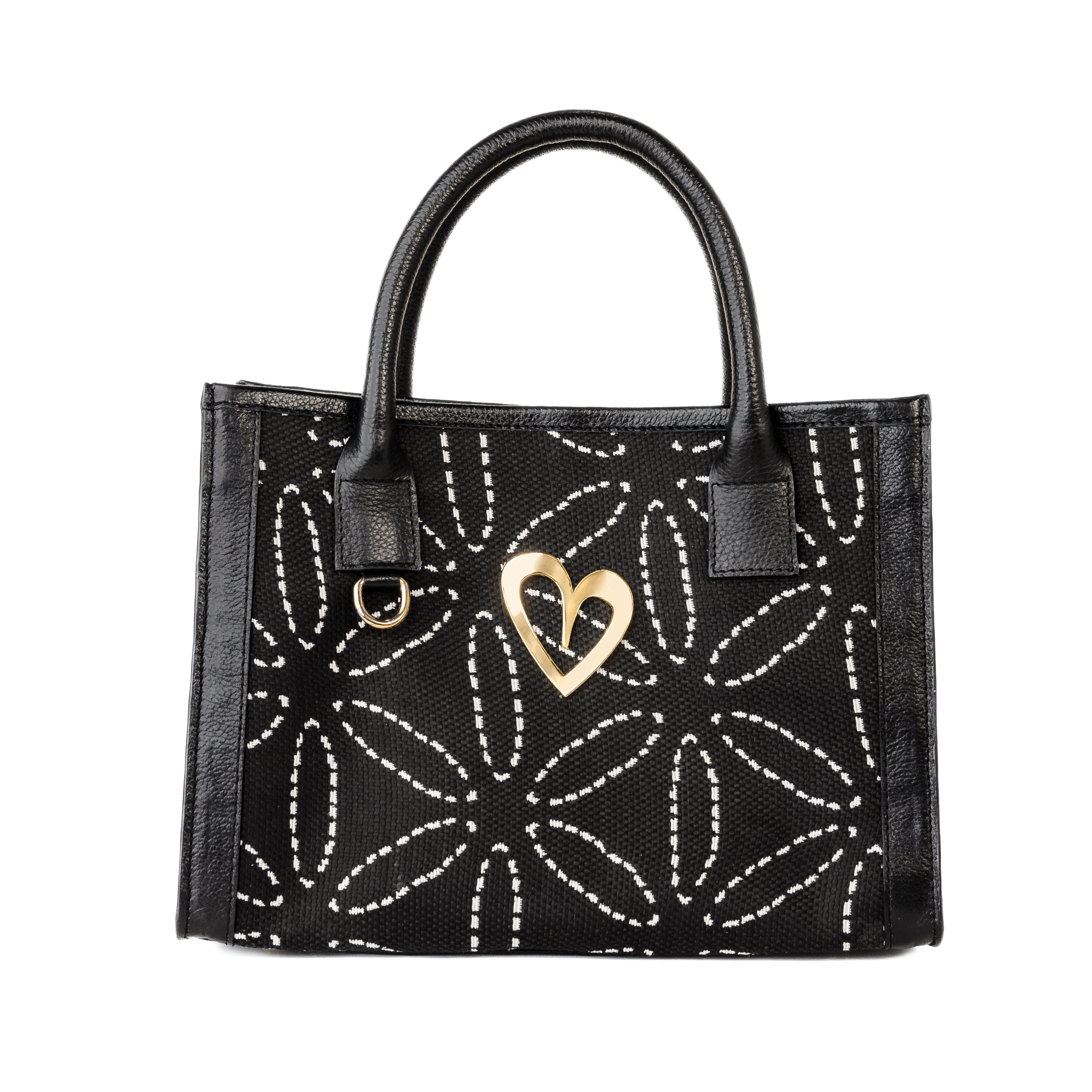 Sienna Tote Bag - Black and White [ Small ]