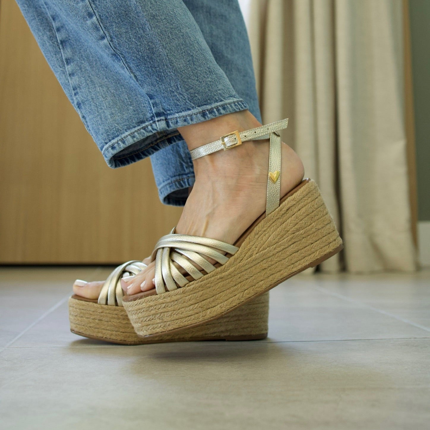 Sandalias Martha - Dorado