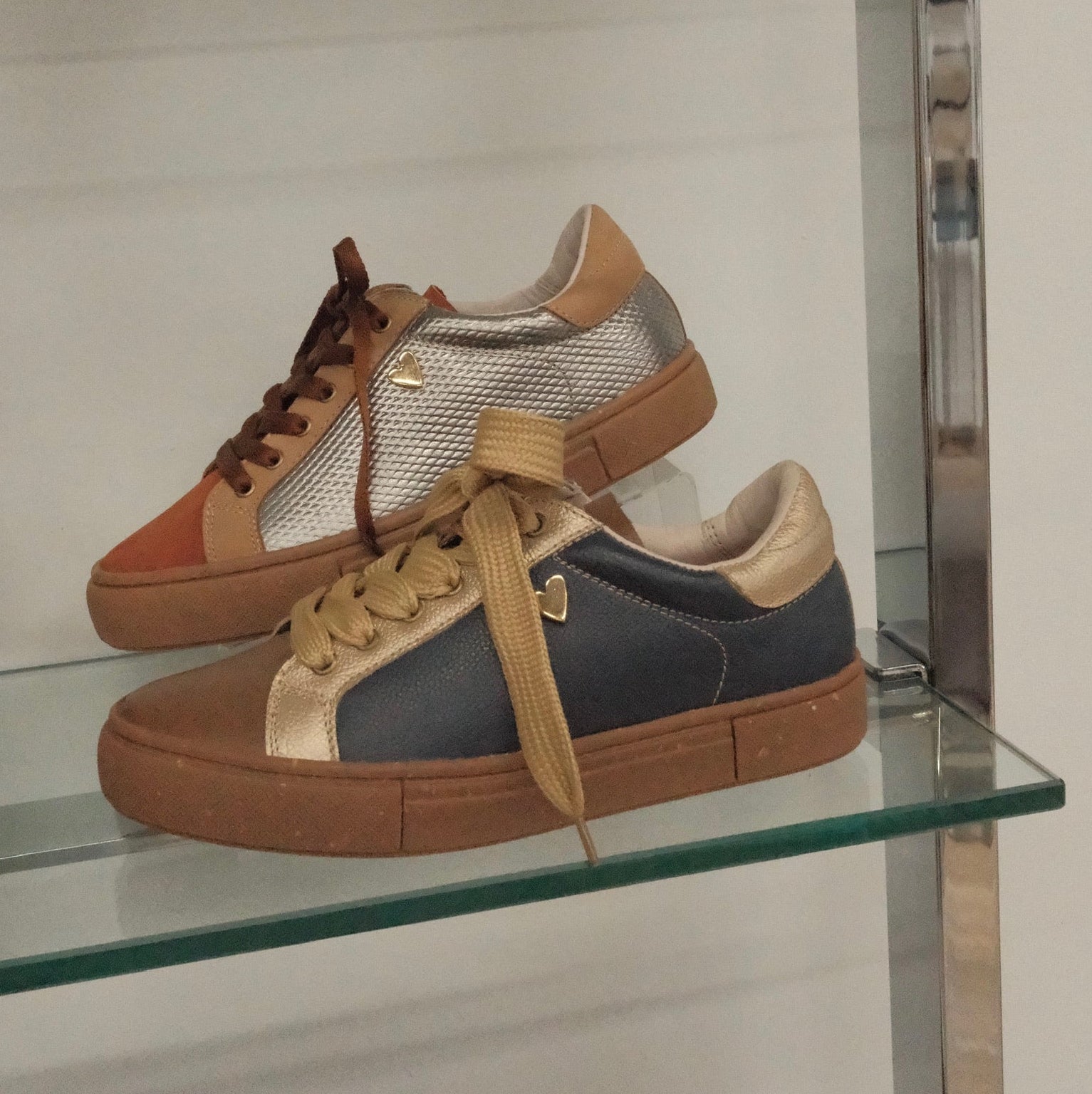 Gaia Sneakers - Cocoa Metálico