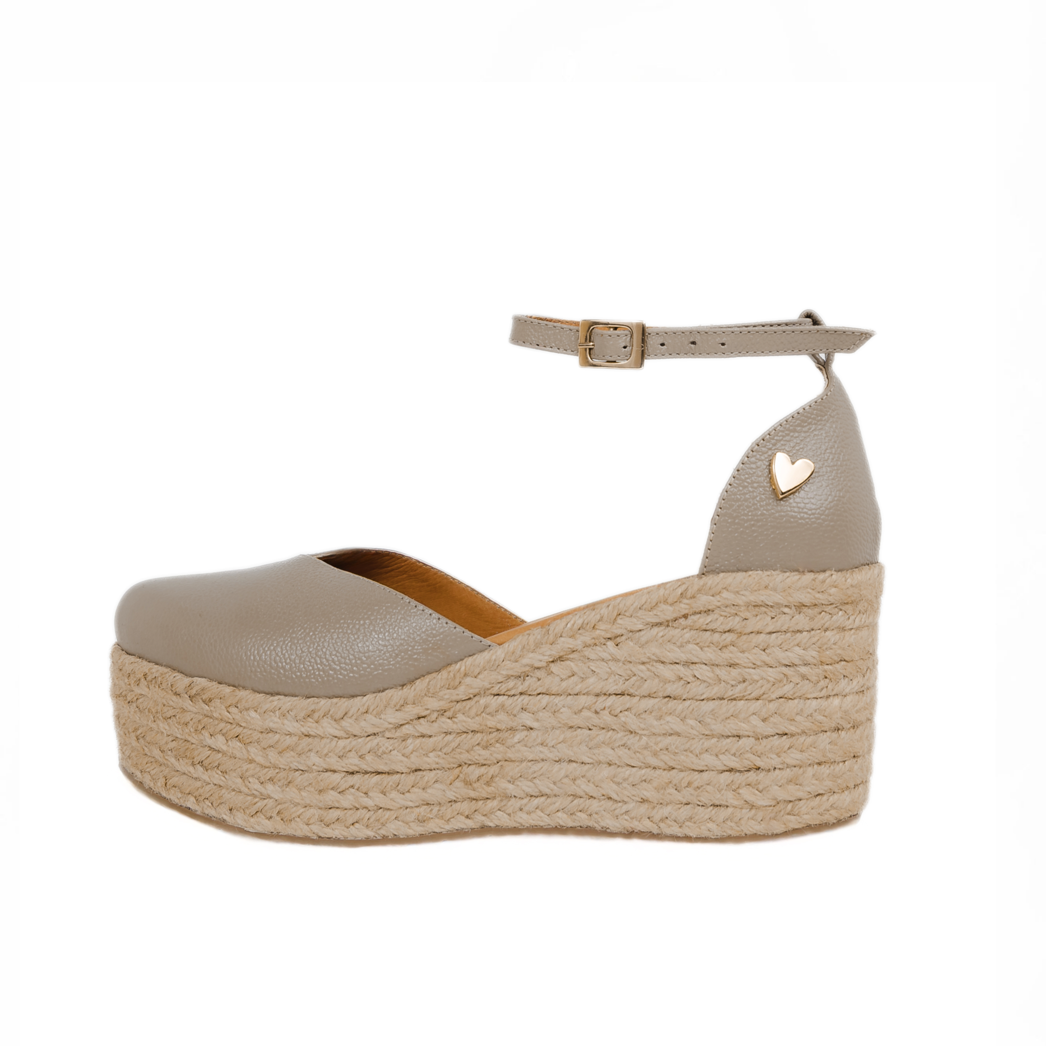 Espadrilles Taupe Suave - Plataforma Baja