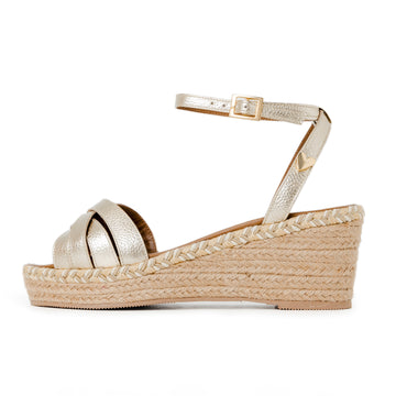 Claudine Sandals Gold - Low High