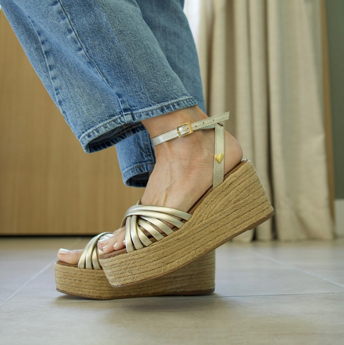 Sandalias Martha - Dorado