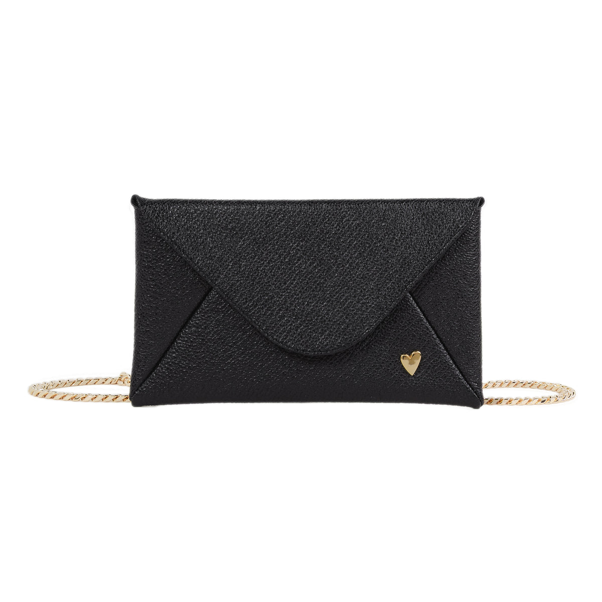 Envelope Chain Wallet - Black