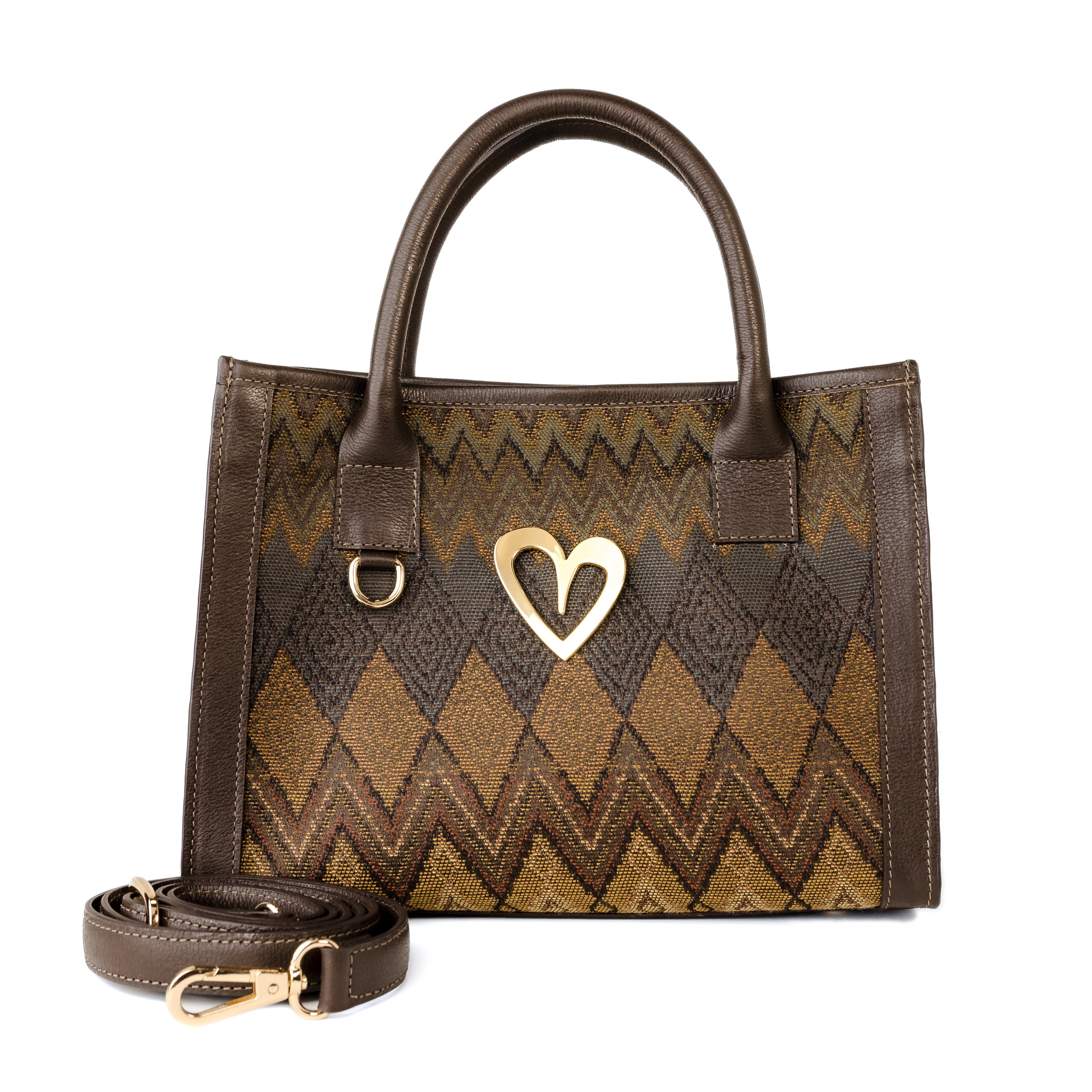 Sienna Tote Bag - Brown [ Small ]