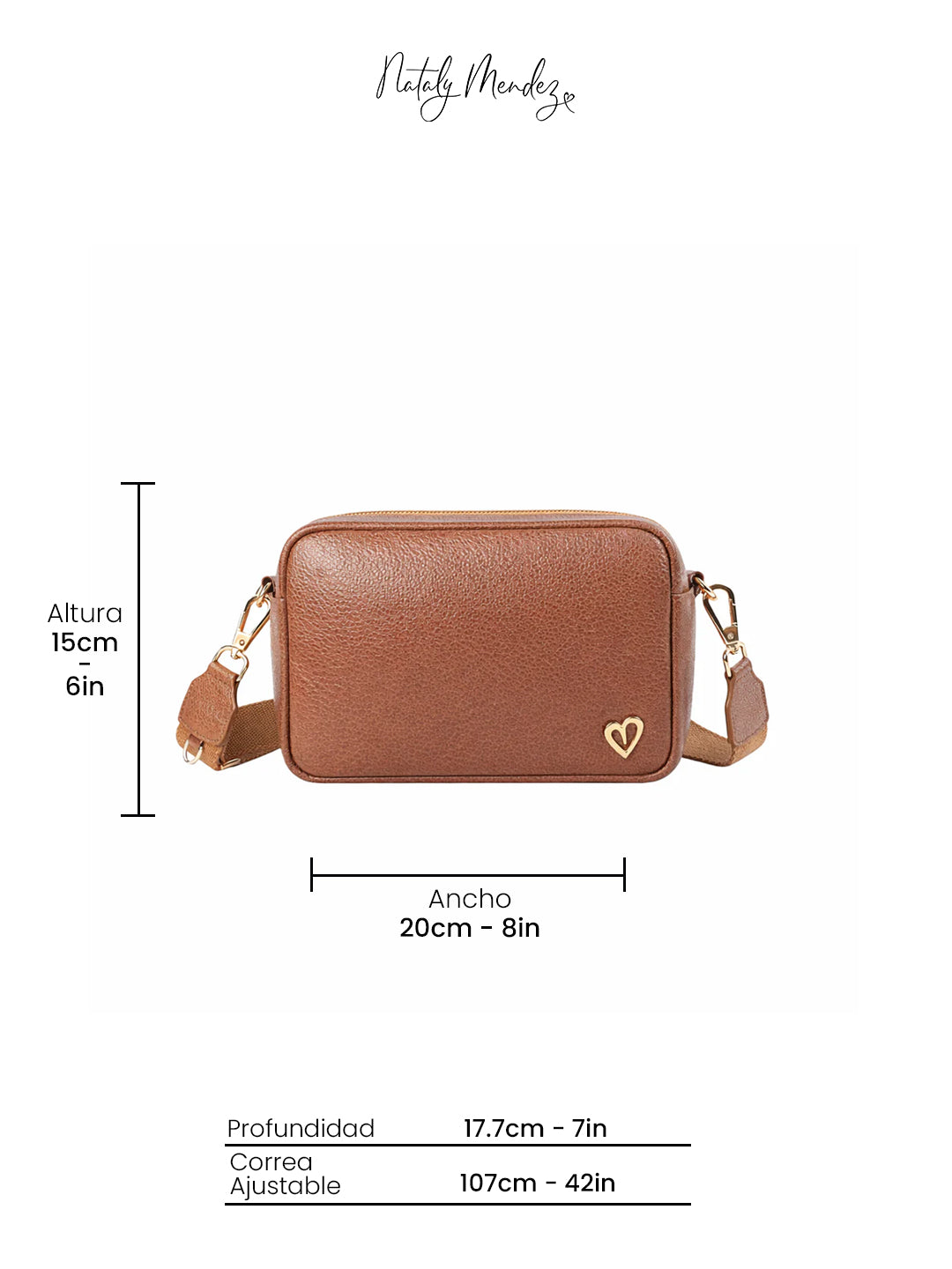 Carlotha Crossbody Bag - Cocoa