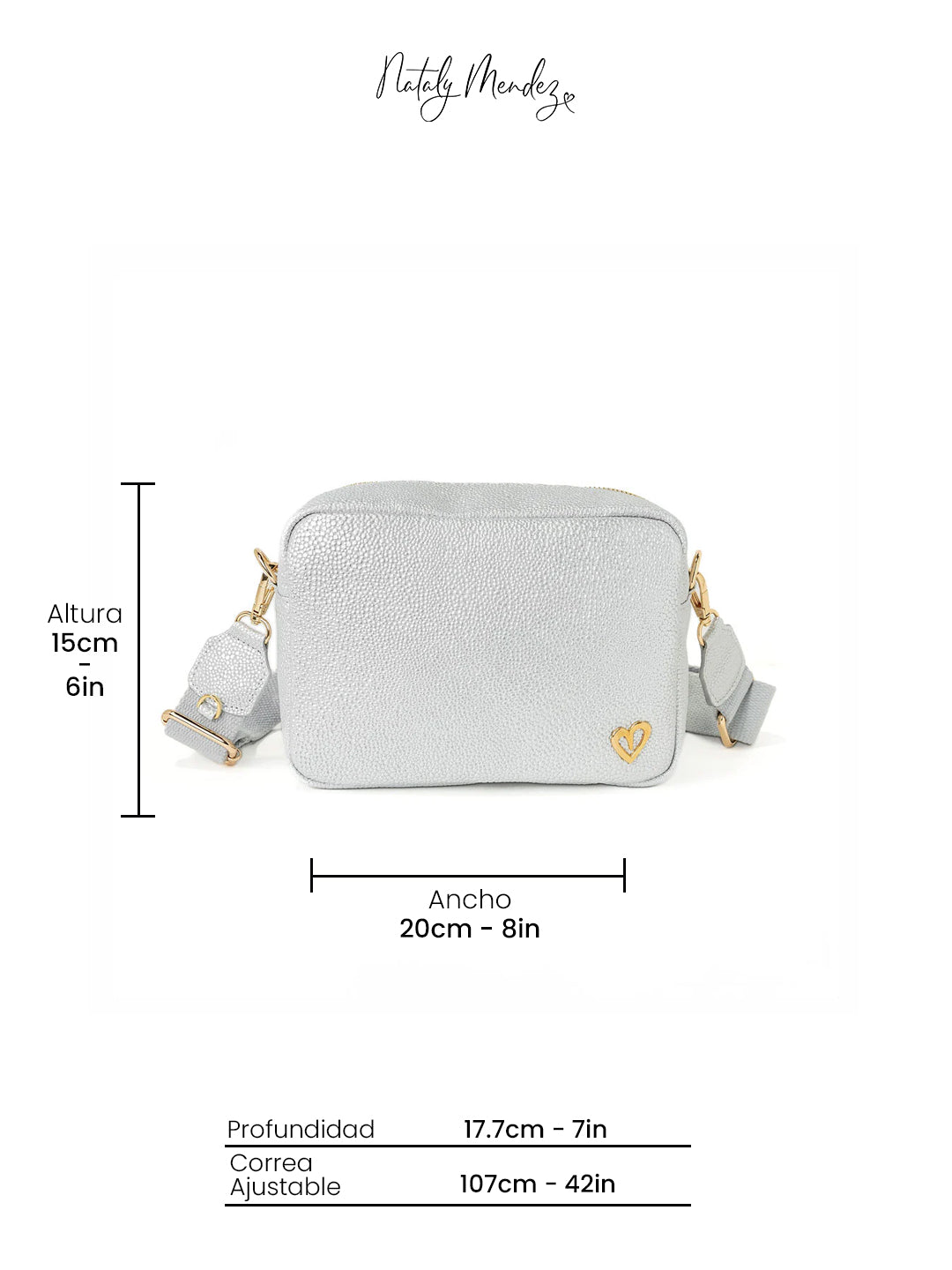 Bolso Dual Carlotha - Plateado