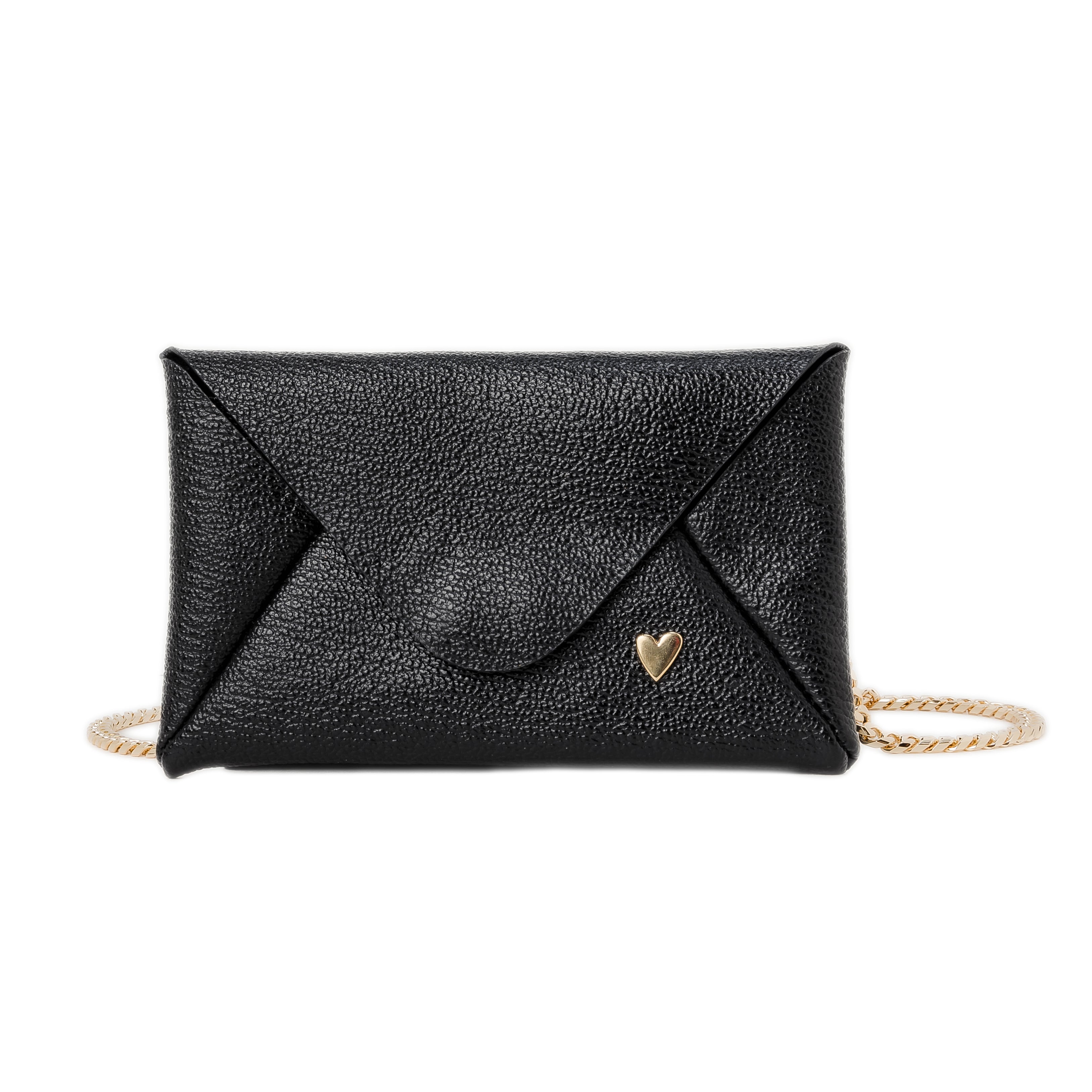 Envelope Chain Wallet - Black