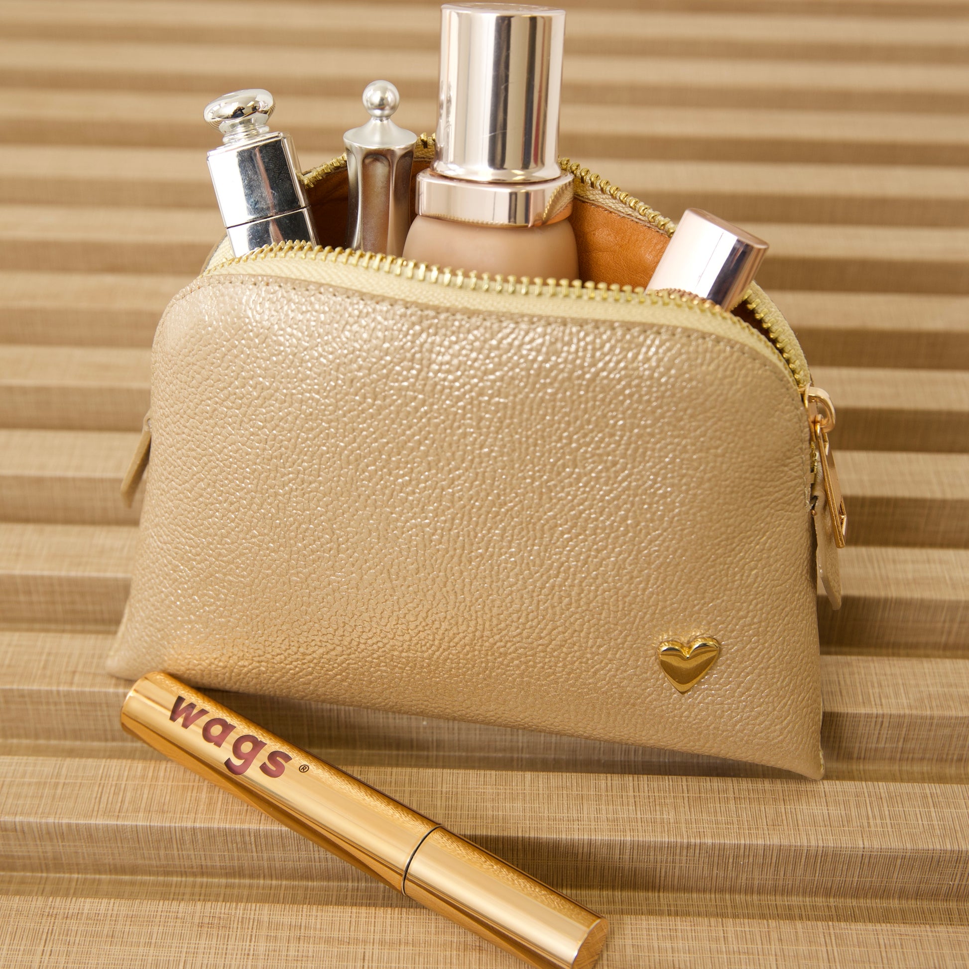 Cosmetic Bag - Gold [ Small ]