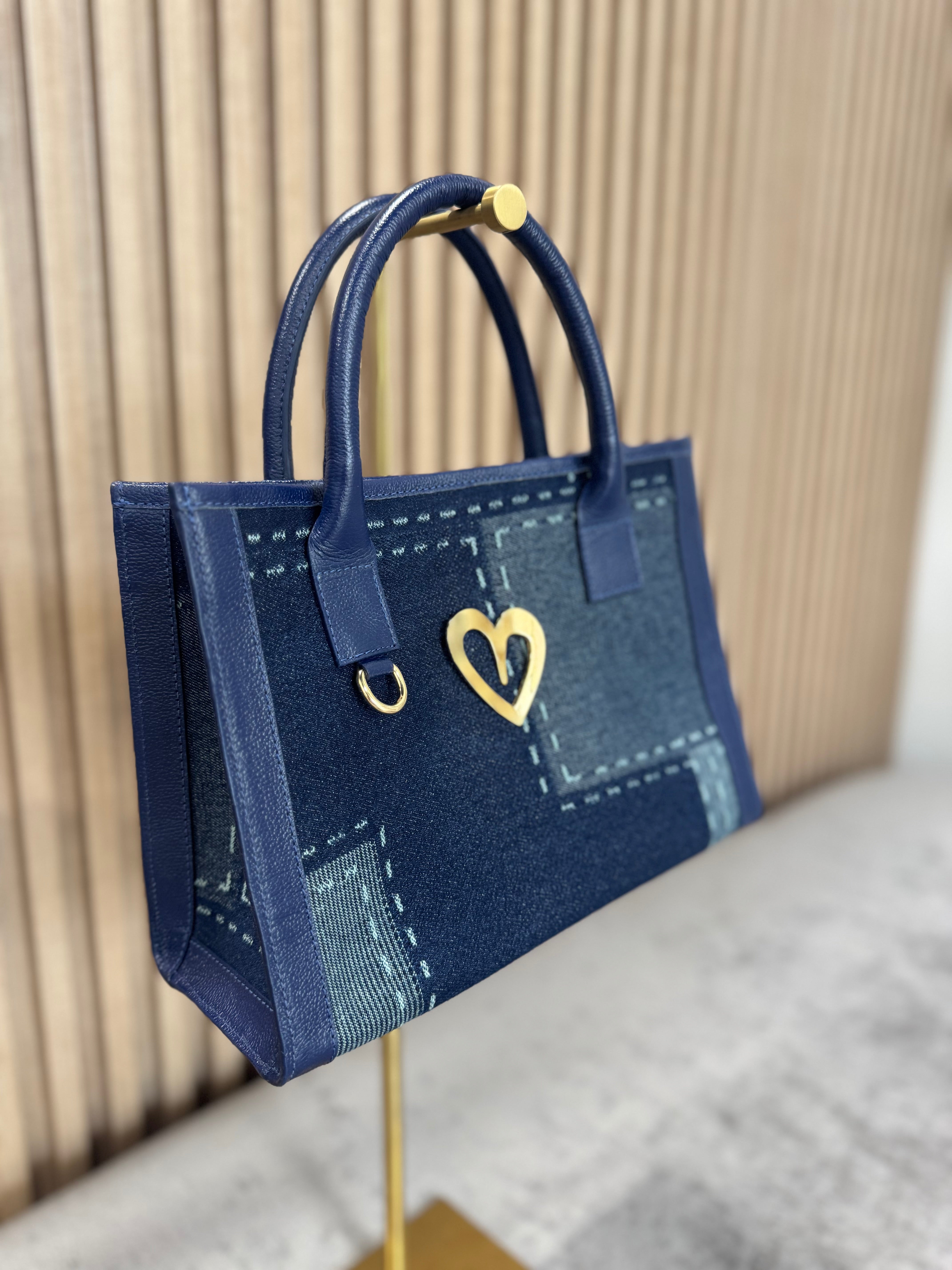 Sienna Tote Bag - Denim [ Small ]