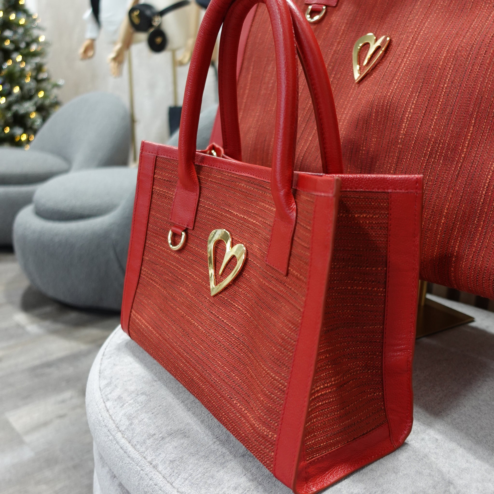 Sienna Tote Bag - Roja [ Pequeña ]