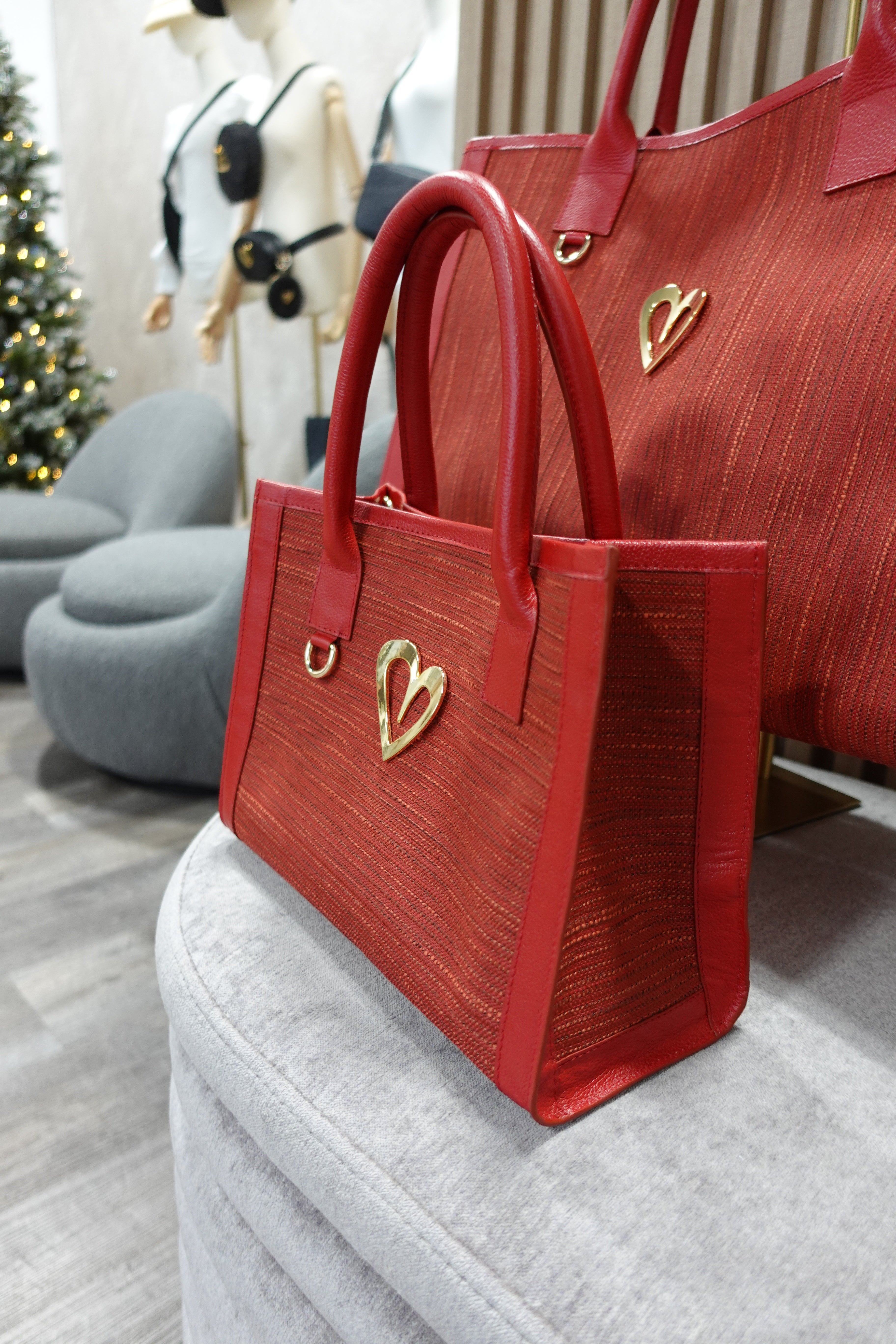 Sienna Tote Bag - Roja [ Pequeña ]