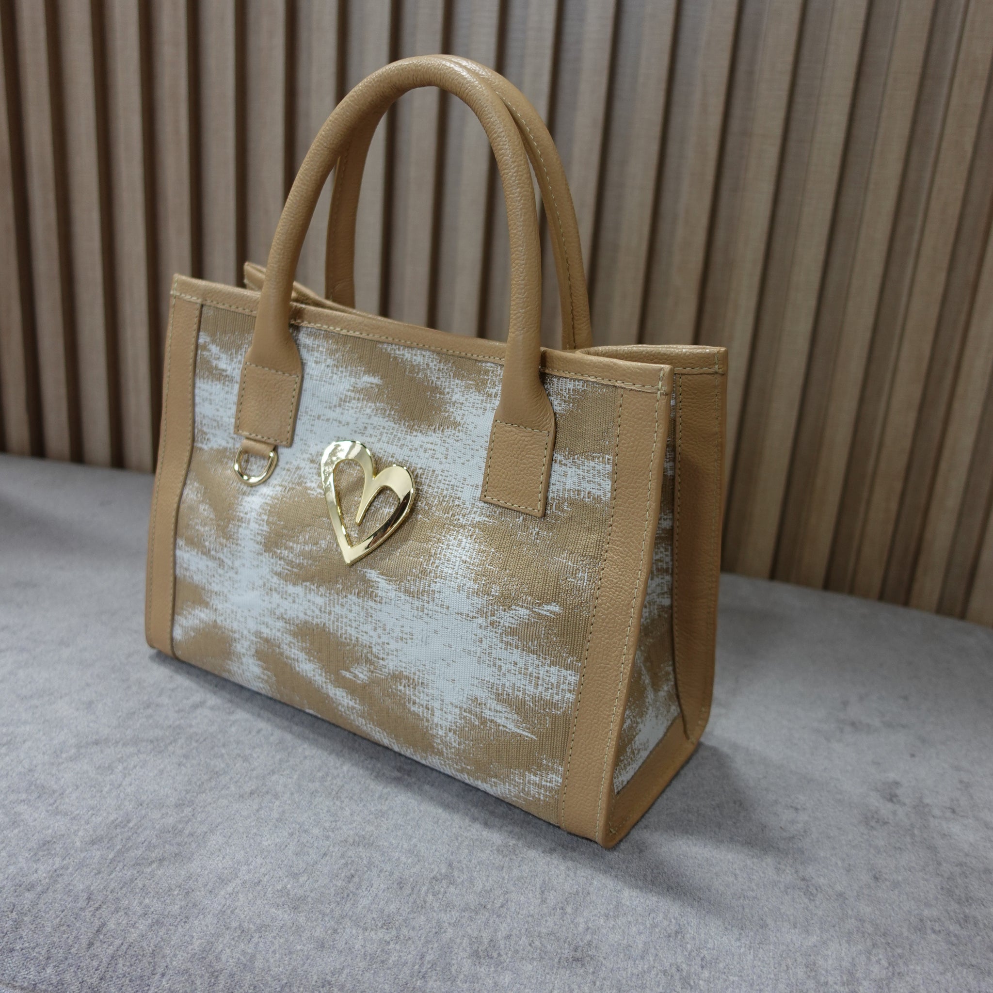 Sienna Tote Bag - Beige Pequeña