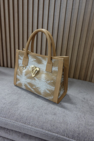 Sienna Tote Bag - Beige Pequeña