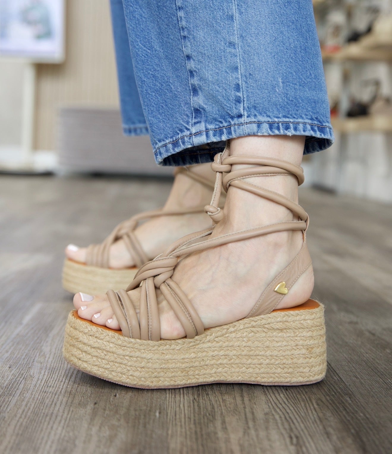 Vianka Espadrilles - Nude