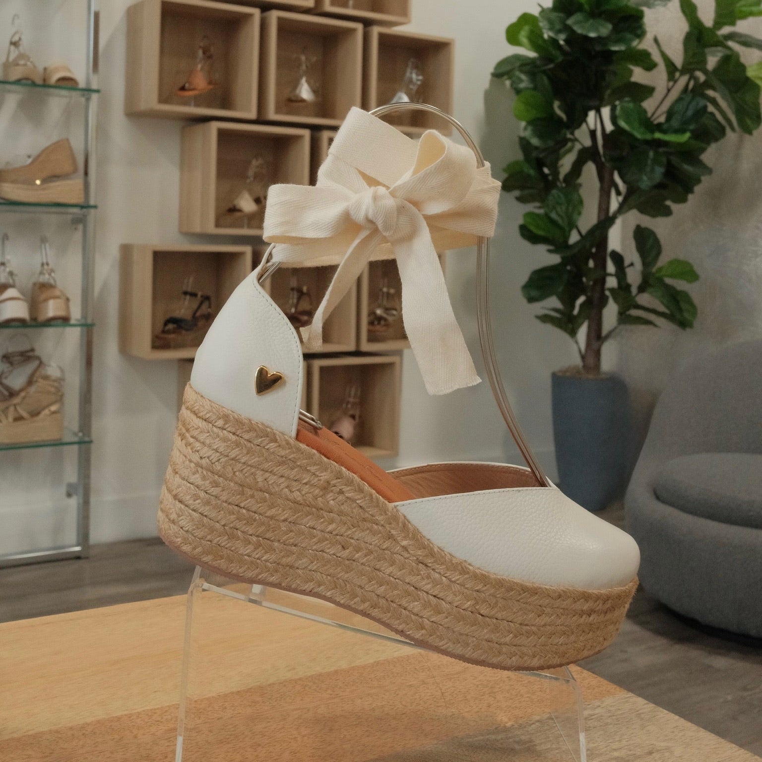 Espadrilles Blancas - Plataforma Baja