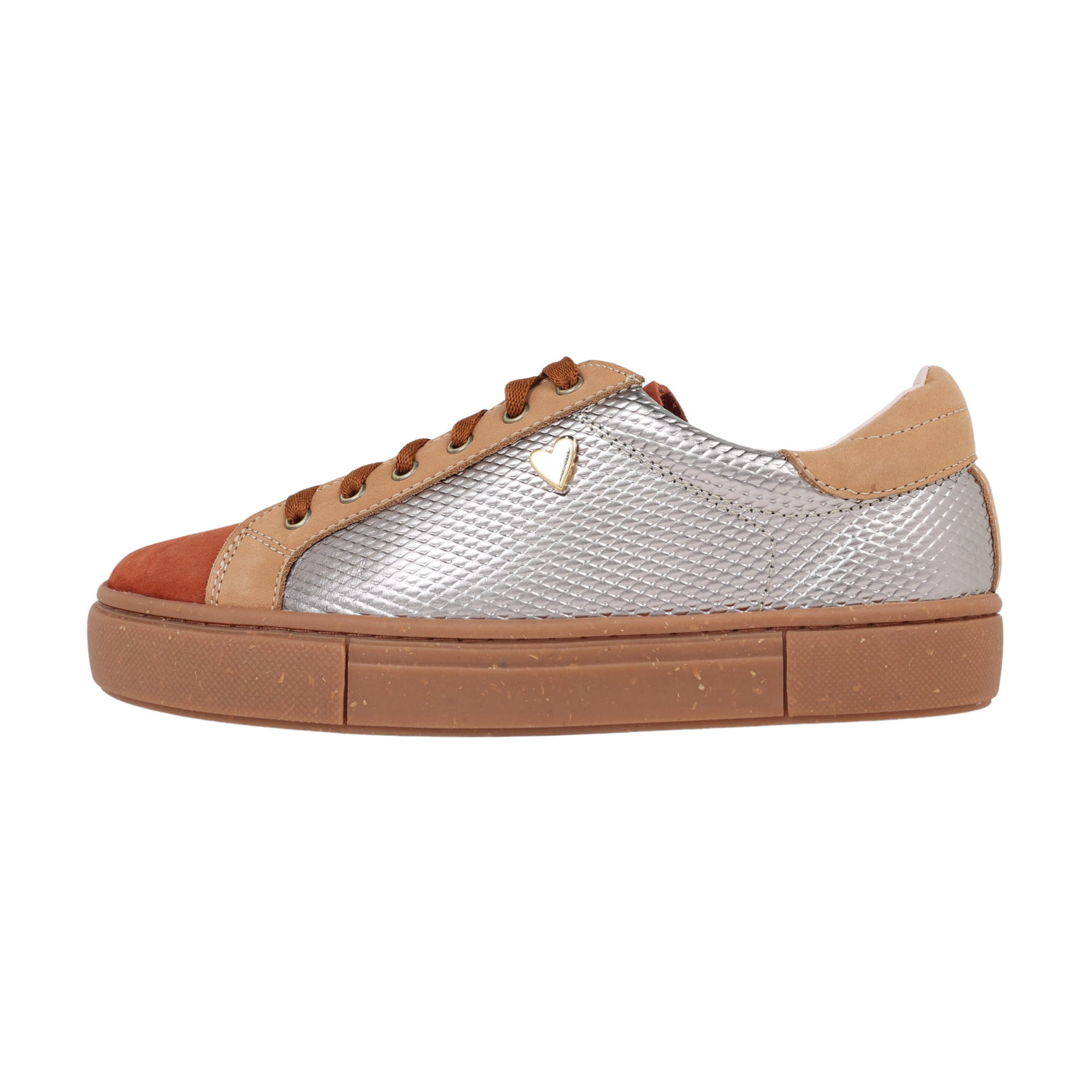 Gaia Sneakers - Cocoa Metálico | Stylish Comfort