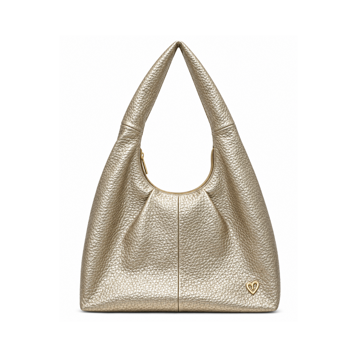 Georgina Shoulder Bag - Gold [ Genuine Leather ]