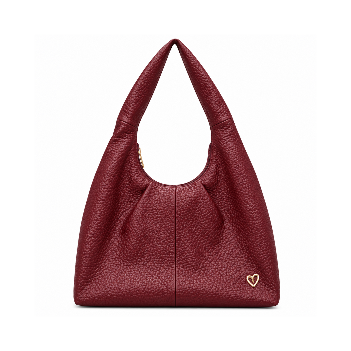 Georgina Shoulder Bag - Burgundy [ Genuine Leather ]