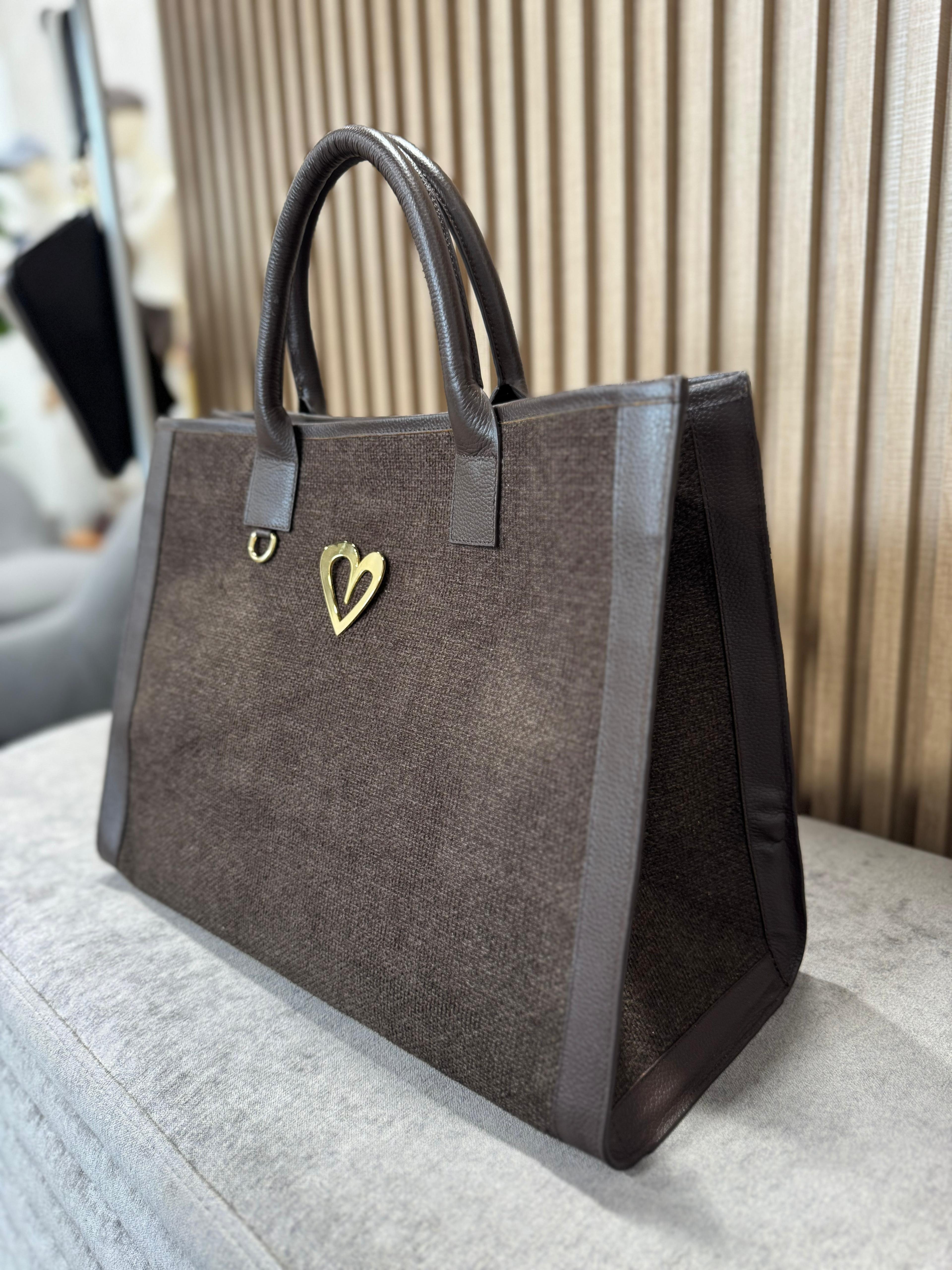 Bolso tote Sienna - Marrón [ Grande ]