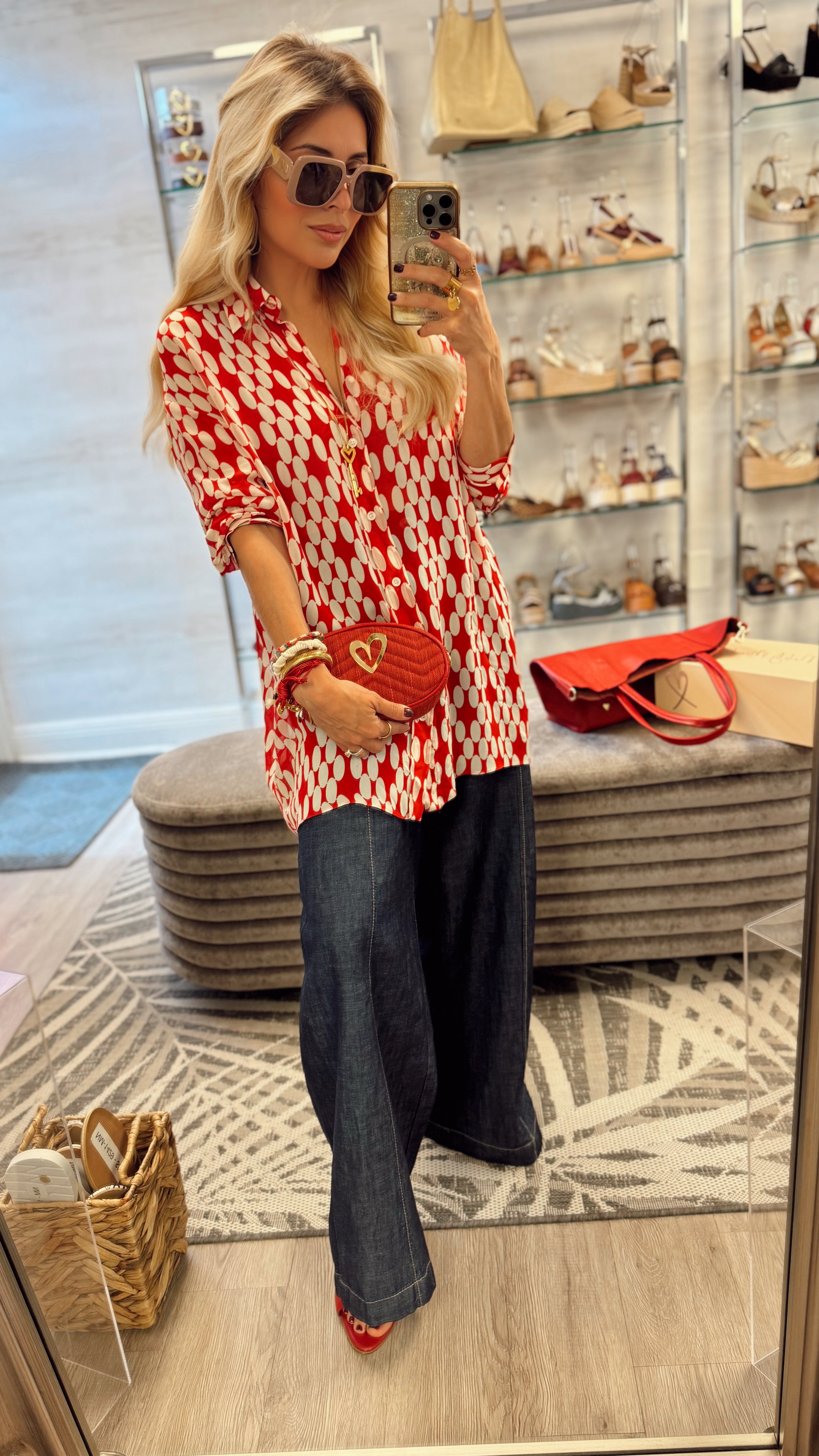 Bolso multi Pamela - Rojo