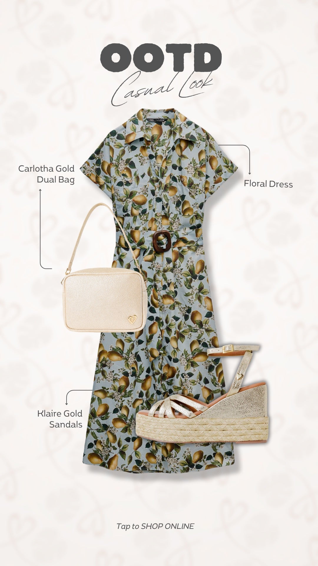 Sandalias Klaire - Dorado [ Sin devolución - Sin cambio ]