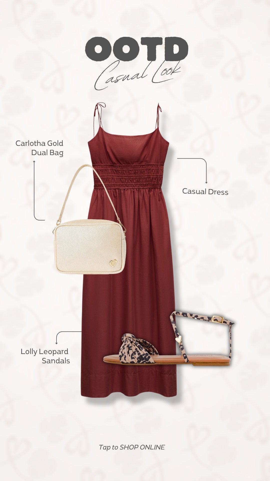 Bolso Dual Carlotha - Dorado