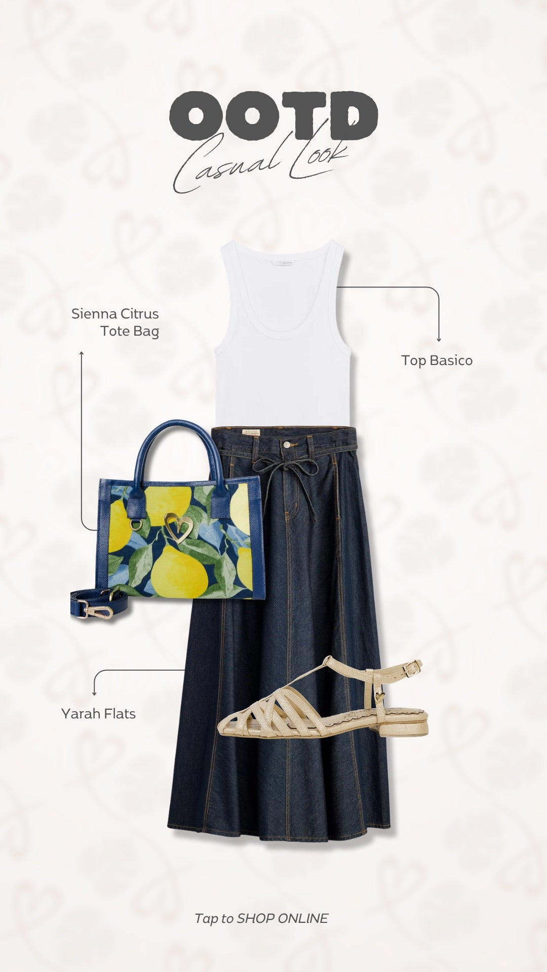 Yarah Flats Sandals - Gold