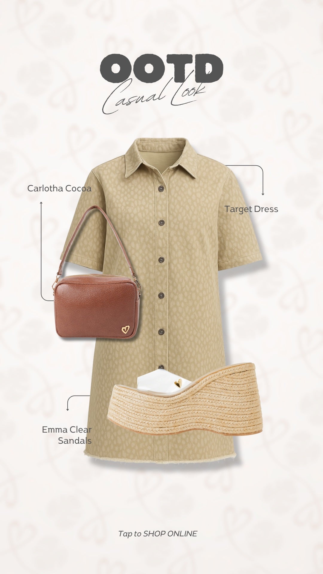 Carlotha Crossbody Bag - Cocoa - [ PRE ORDER ]