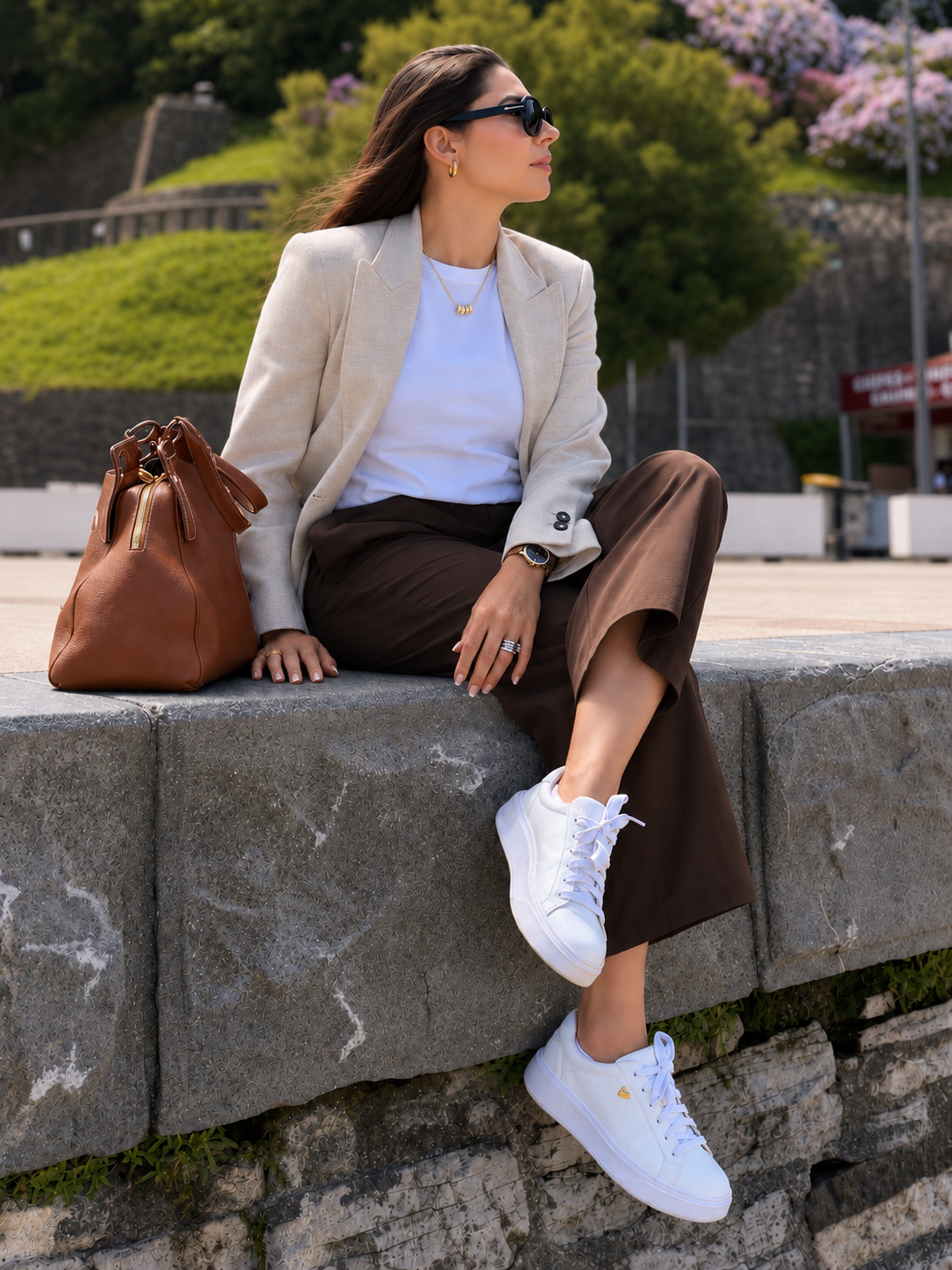 Briana Sneakers - Blanco