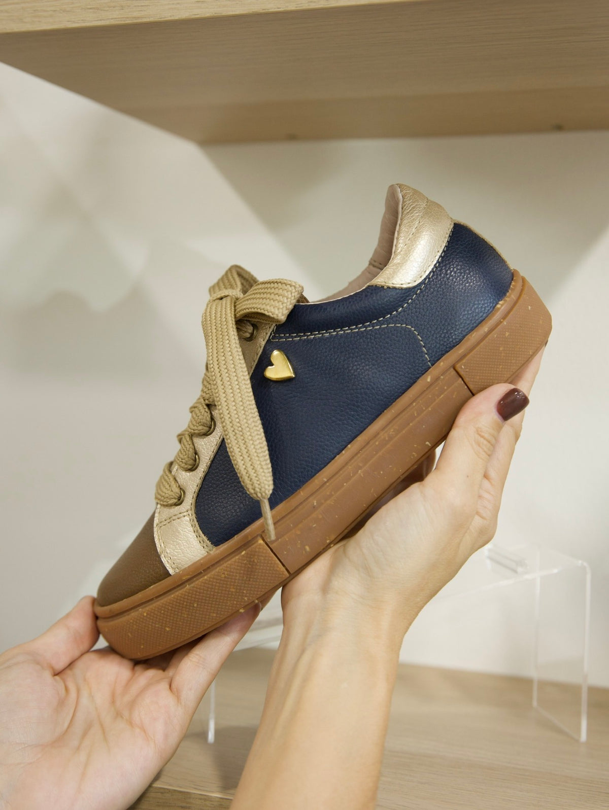 Gaia Sneakers - Blue Cocoa
