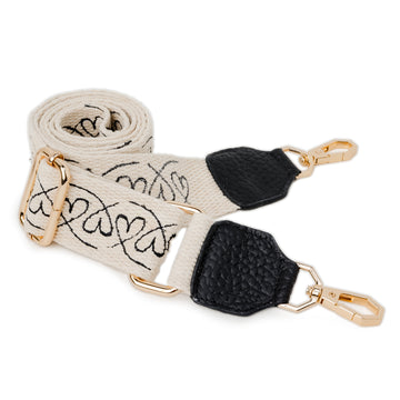 Strap - Tejido Love Black