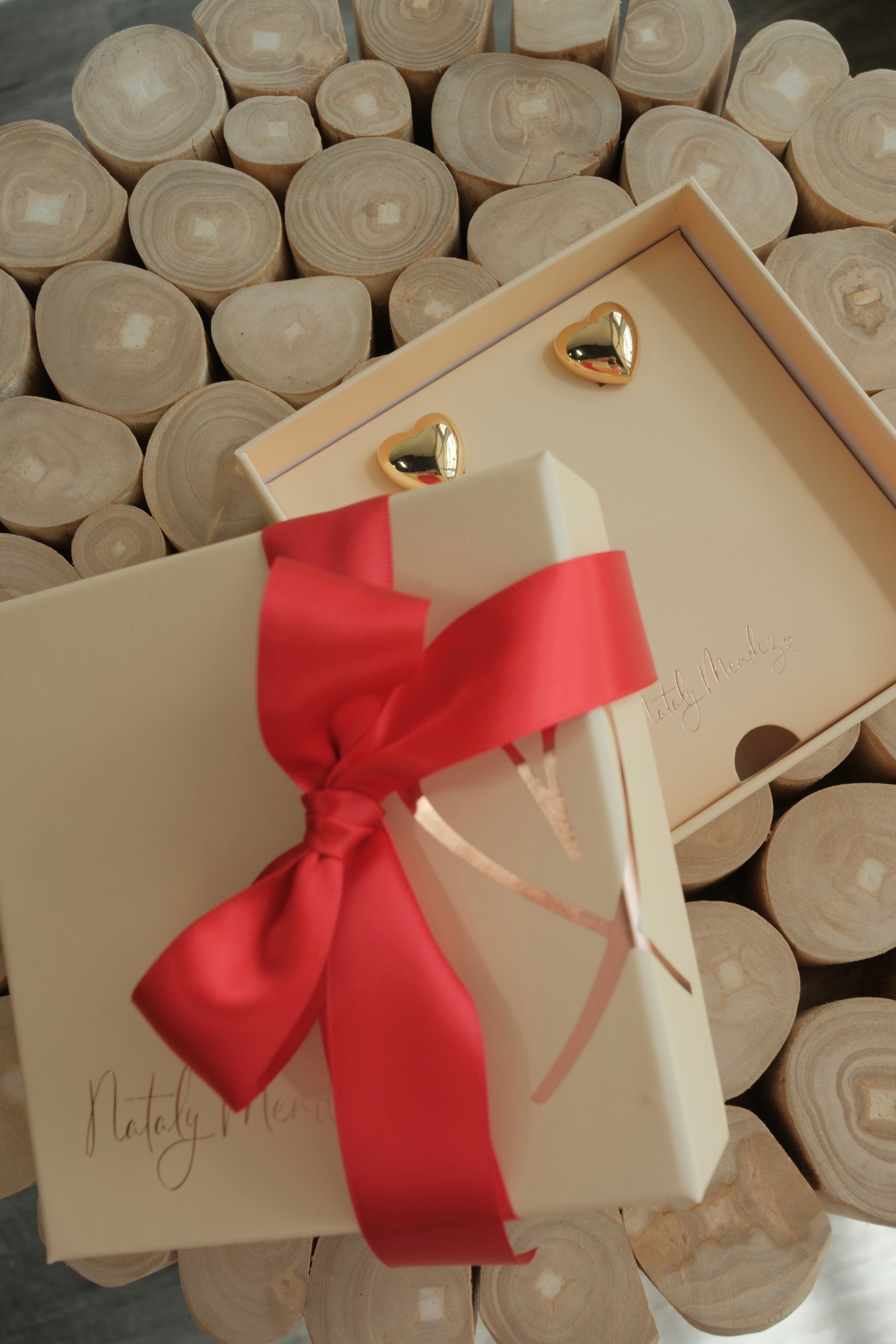 Heart earrings - Big size