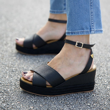 Masha Sandals Total Black - Low High