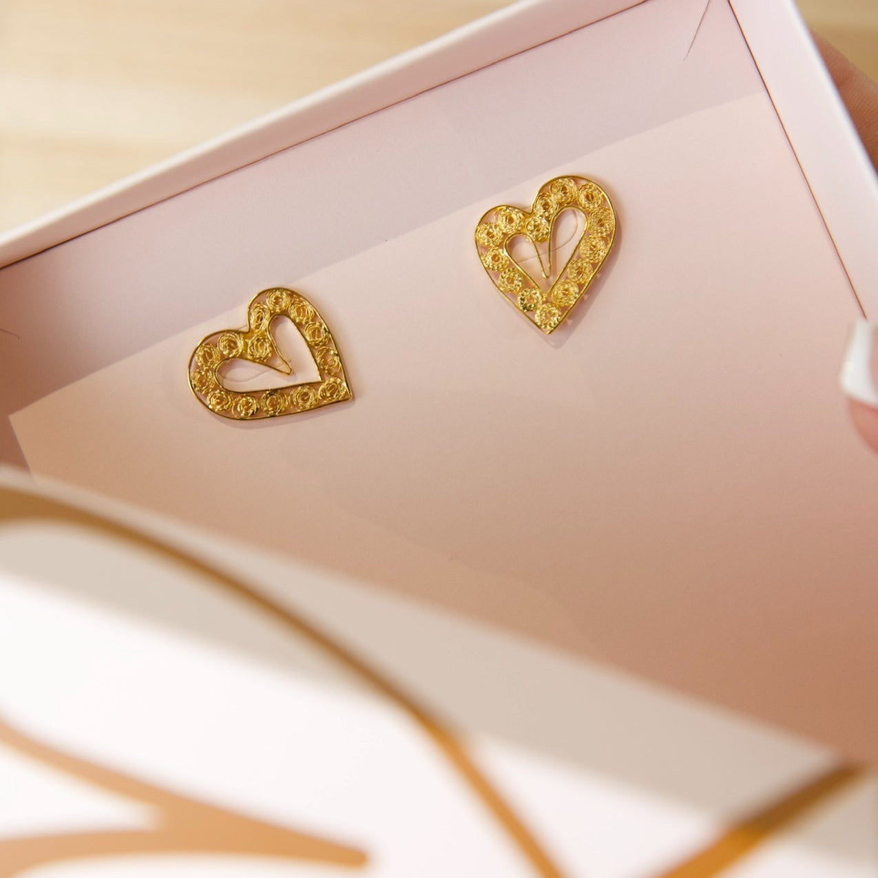 Heart Earrings - Small Size [ Filigrana ]