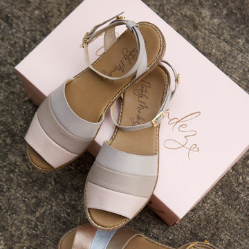 Poly Flat Sandals - Nude