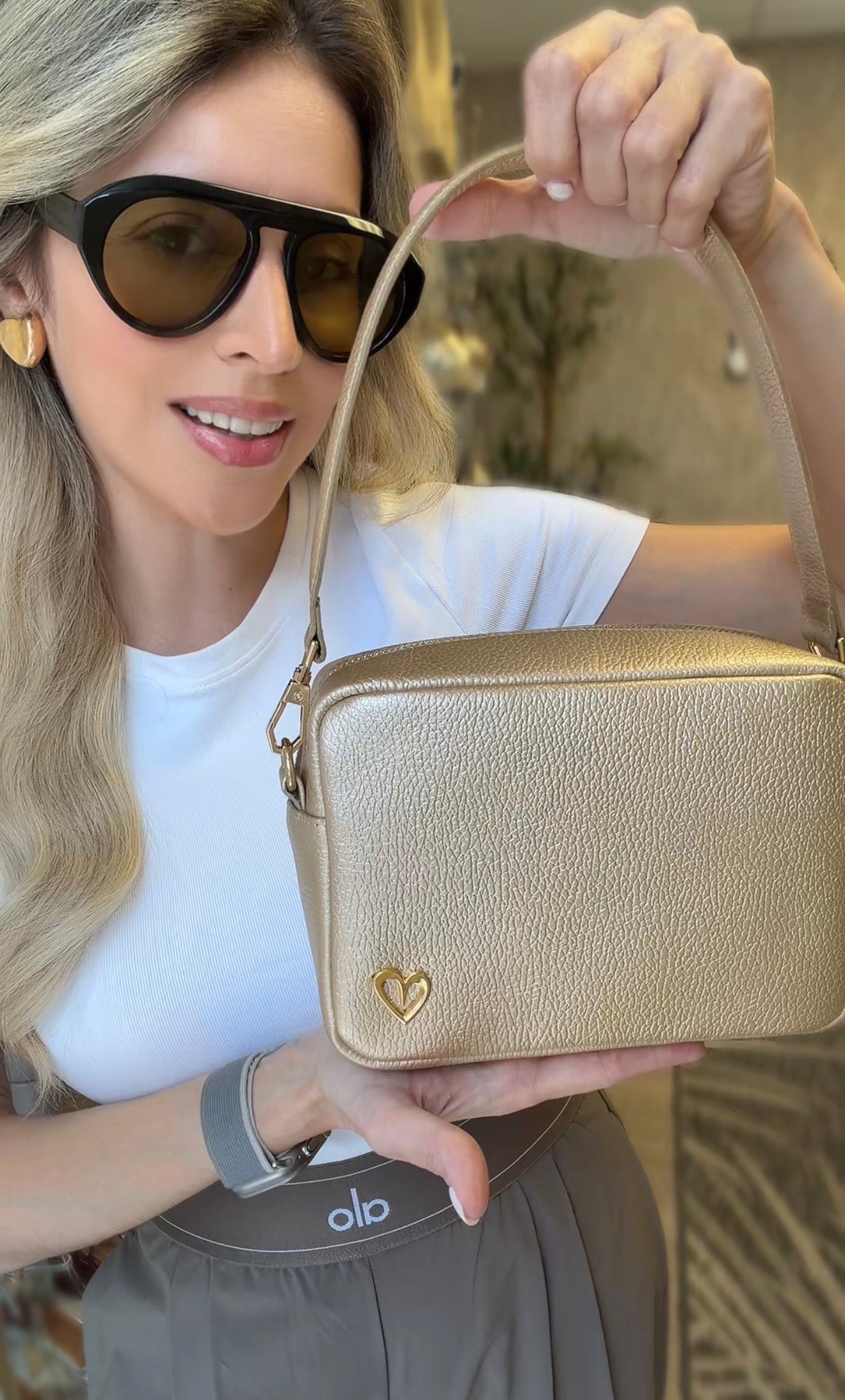 Carlotha Crossbody Bag - Gold