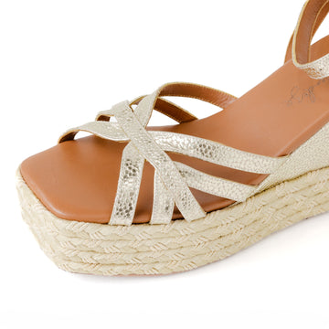 Klaire Sandals Gold - Leather