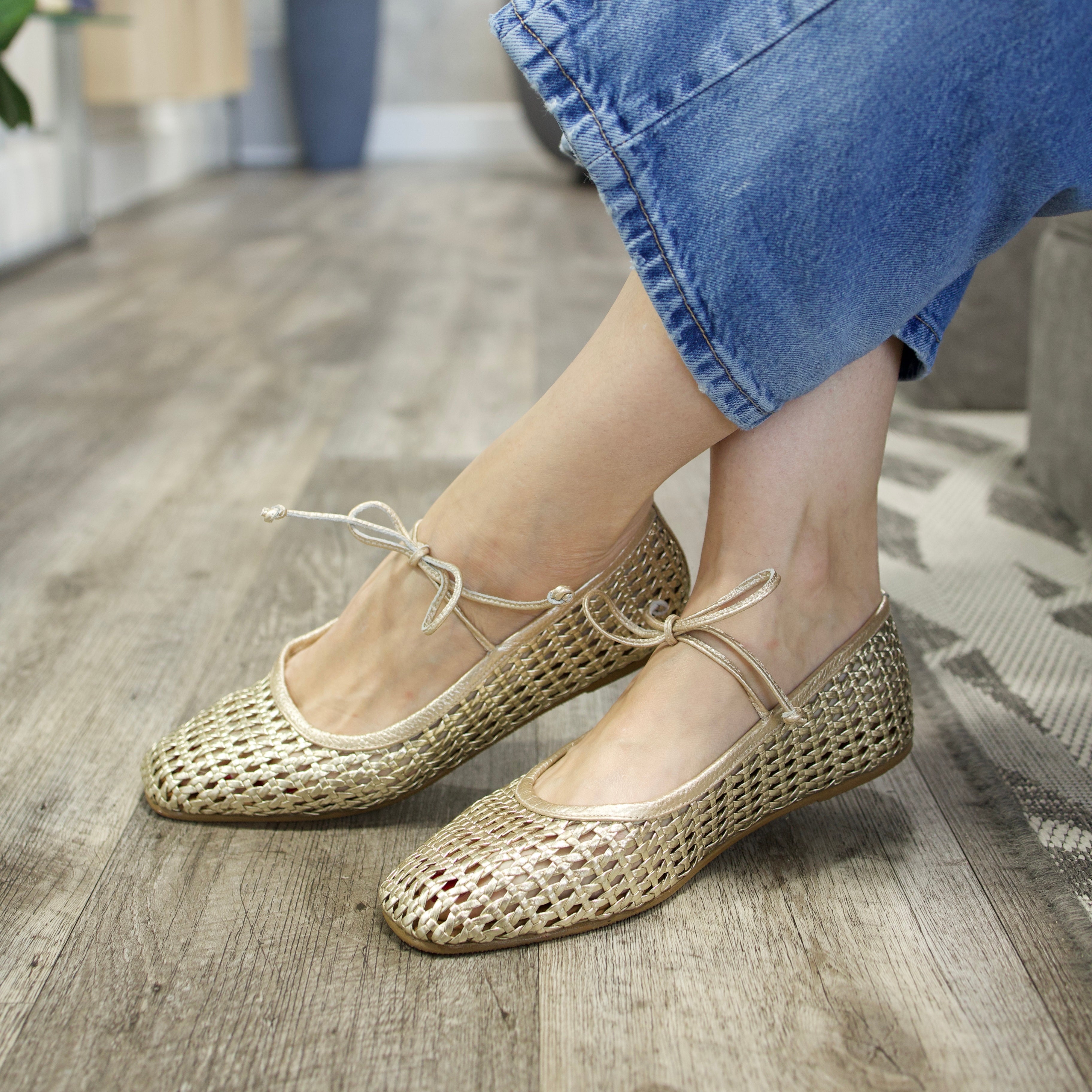 Karinne Ballerinas - Gold