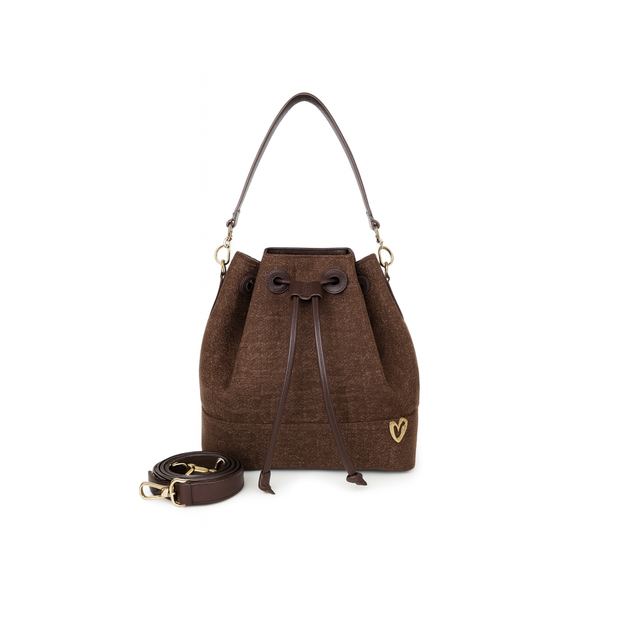 Molly Bucket Mini Bag Dual - Brown