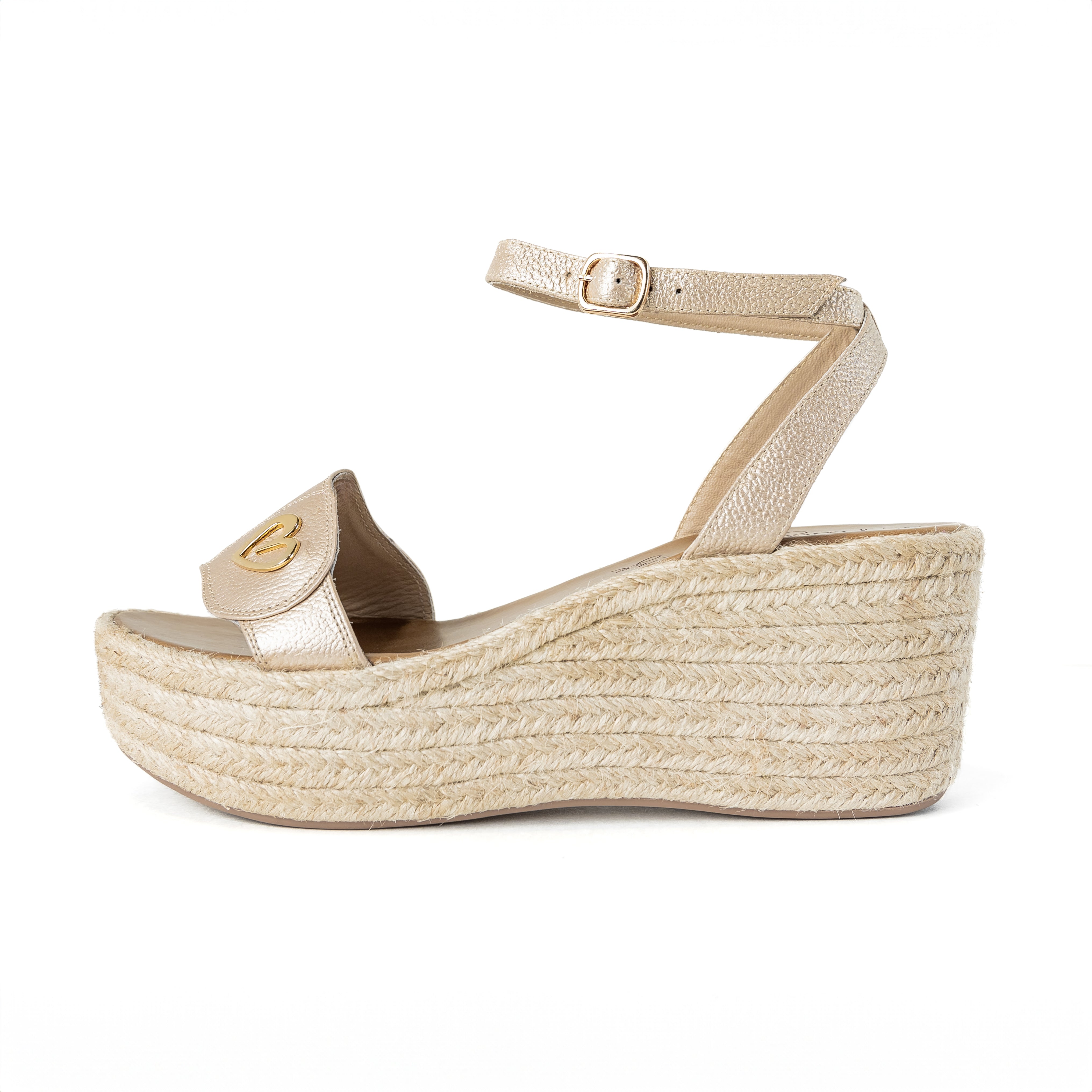 Amy Espadrilles - Low High by Nataly Mendez, Genuine leather upper material Adjustable Leather insole lining Flexible rubber sole Handmade 3 inch heel height 1.75 inch platform